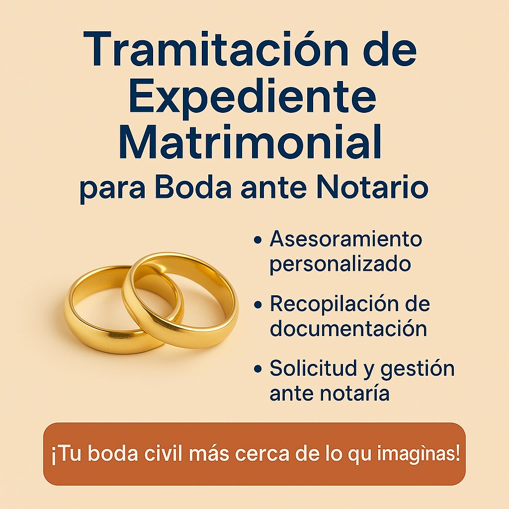 Tramitación del expediente matrimonial 1 Tramitación del expediente matrimonial