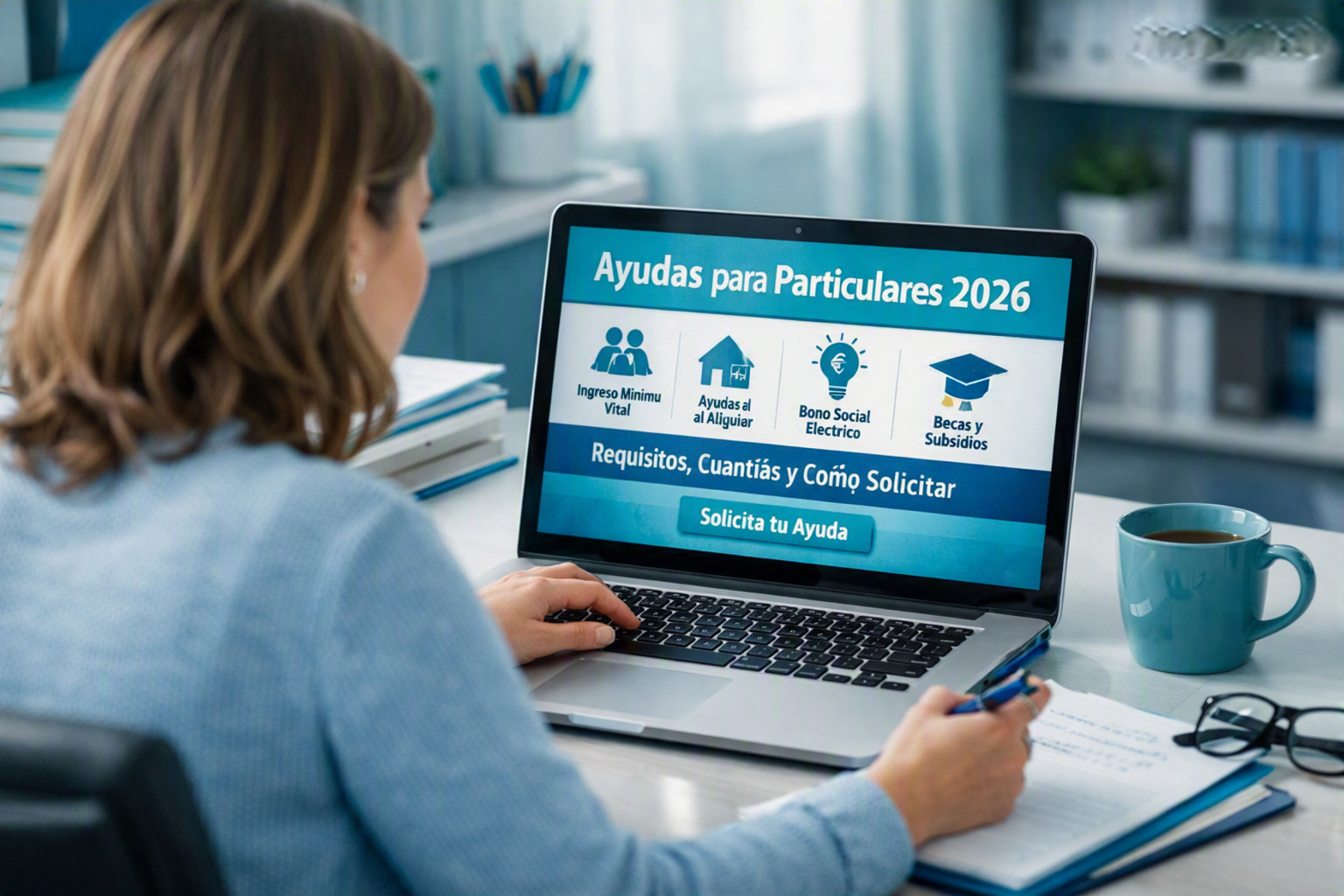 Ayudas para particulares 2026 – solicitud online en ordenador